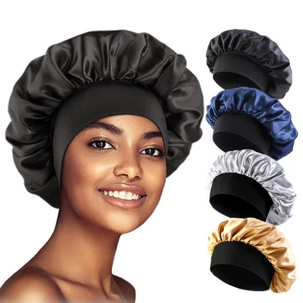 Women's Satin Solid Bonnets